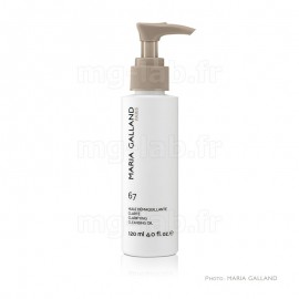 Huile Démaquillante Clarté 67 Maria Galland - Ligne Démaquillage - Flacon 120ml